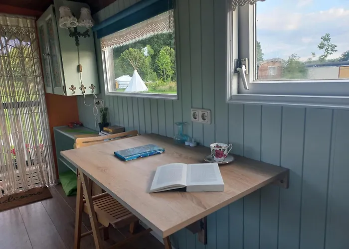 Tente de luxe Pipowagen Mamaloe